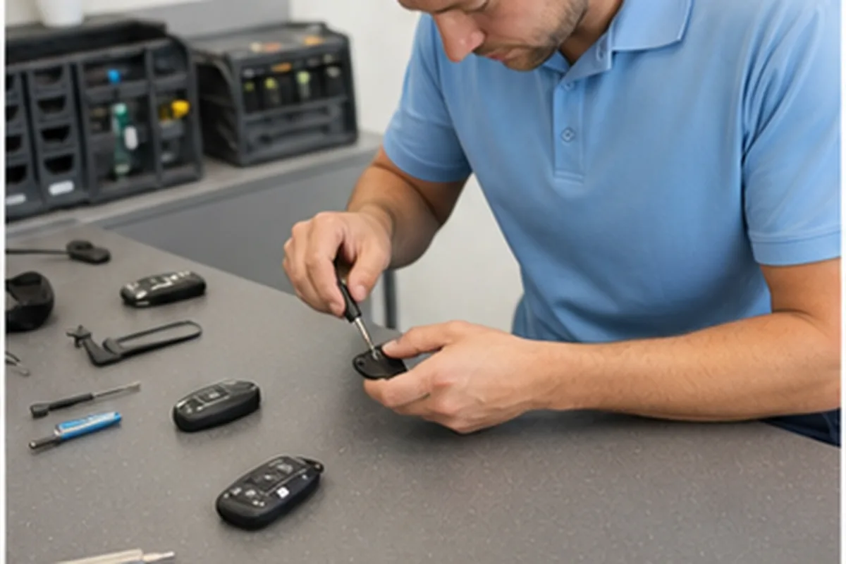 Mobile locksmith service van serving Houston TX