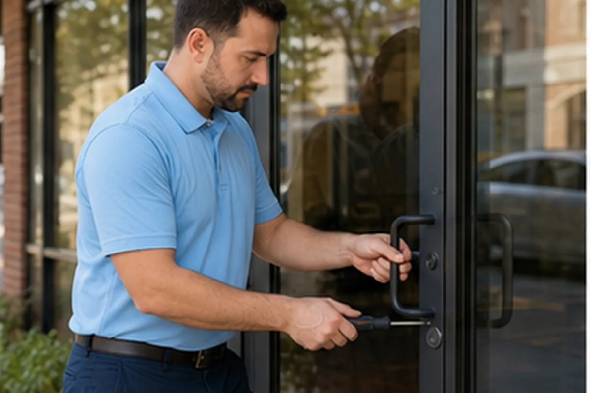 Door lock rekey service for Houston properties