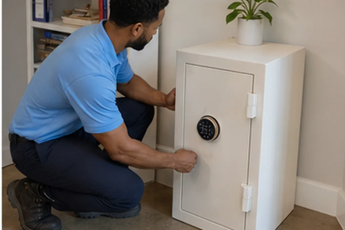 Mobile locksmith service van serving Houston TX