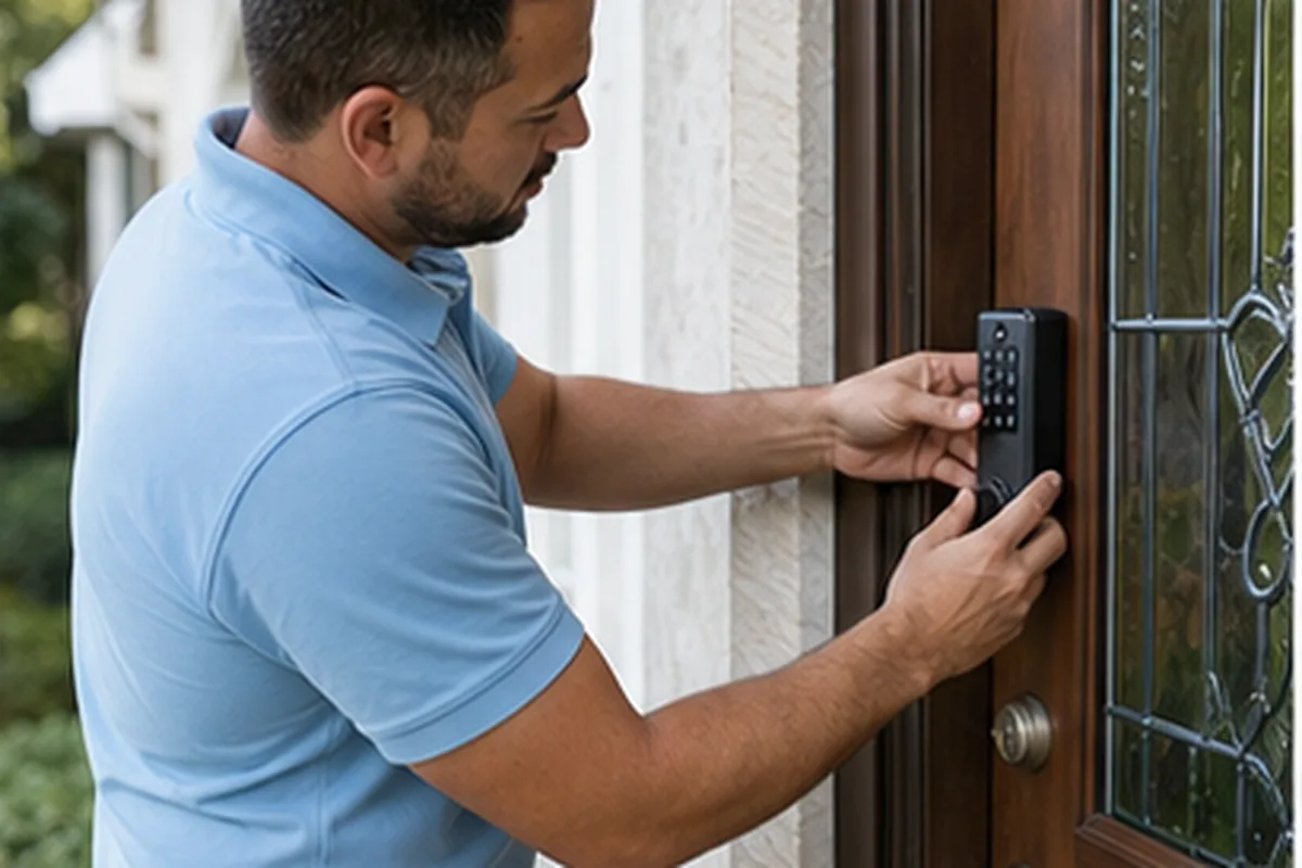 Smart lock installation service in Houston TX