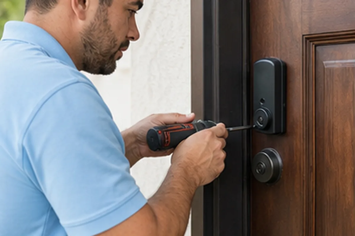 Mobile locksmith service van serving Houston TX